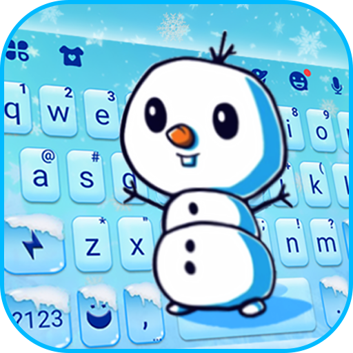 Snowman Hugs Keyboard Theme  Icon