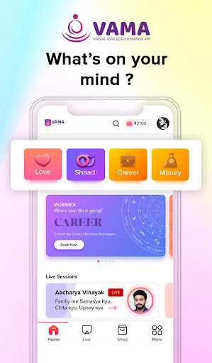 VAMA - Astrology & Mandir app 3.0.9 screenshots 1