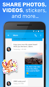 تحميل تطبيق Text Me للحصول على رقم وهمي مجانا 2025 3