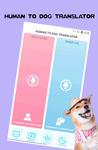Android application Dog Translator - Talk to dog screenshort