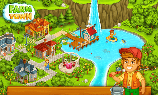 Farm Town: Happy farm Day & food farm game City