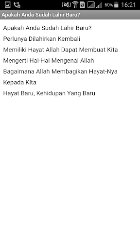 Apakah Anda Sudah Lahir Baru? Screen 2