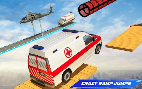 Ambulance Mega Ramp: Car Games
