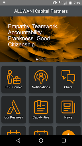 Android application ALUWANI KOPANO screenshort
