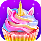 Unicorn Food - Sweet Rainbow Cupcake Desserts icon