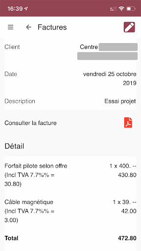 GesMobile Screen 2