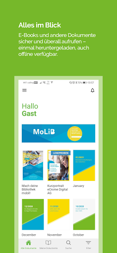 Android application eCrome Digital screenshort