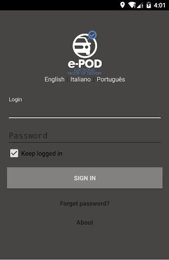 App screenshot