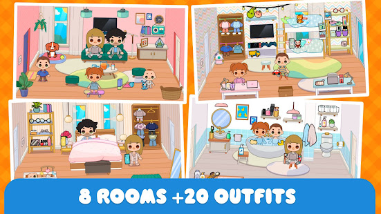 Minni Family Home - Play House 1.0.2.10 APK + Mod (Unlimited money) untuk android