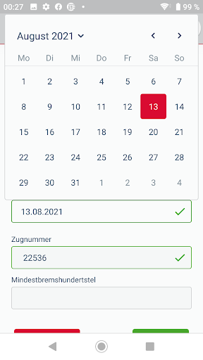 SmartTrain Screen 2