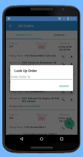 Deliverr Shopper Screen 3