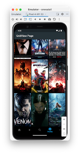 Android application Kosal Flutter screenshort