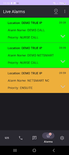 Android application QP Messenger screenshort