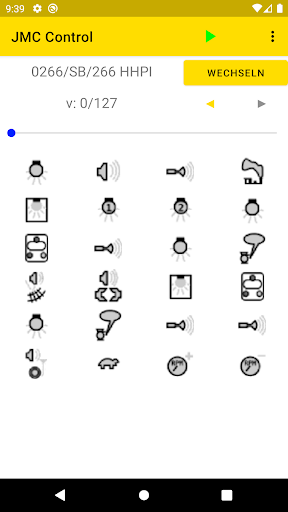 Android application JMC Control screenshort