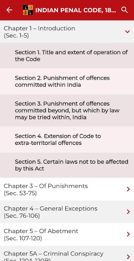 Latest Laws : Indian Bare Acts Screenshot 2 - AppWisp.com