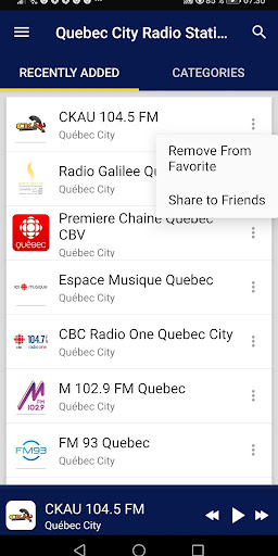 Quebec City Radio Stations - Canada