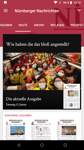 Anteprima dell'app
