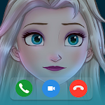 Cover Image of Download Fake Call Princess with Elsa 1.0 APK