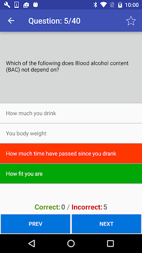 DMV Practice test Screenshot 3 - AppWisp.com