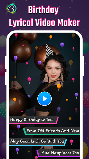 Birthday Video Maker with Song Screen 3