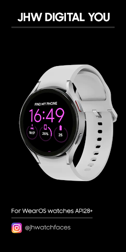 Android application JHW Digital You: Watch face screenshort