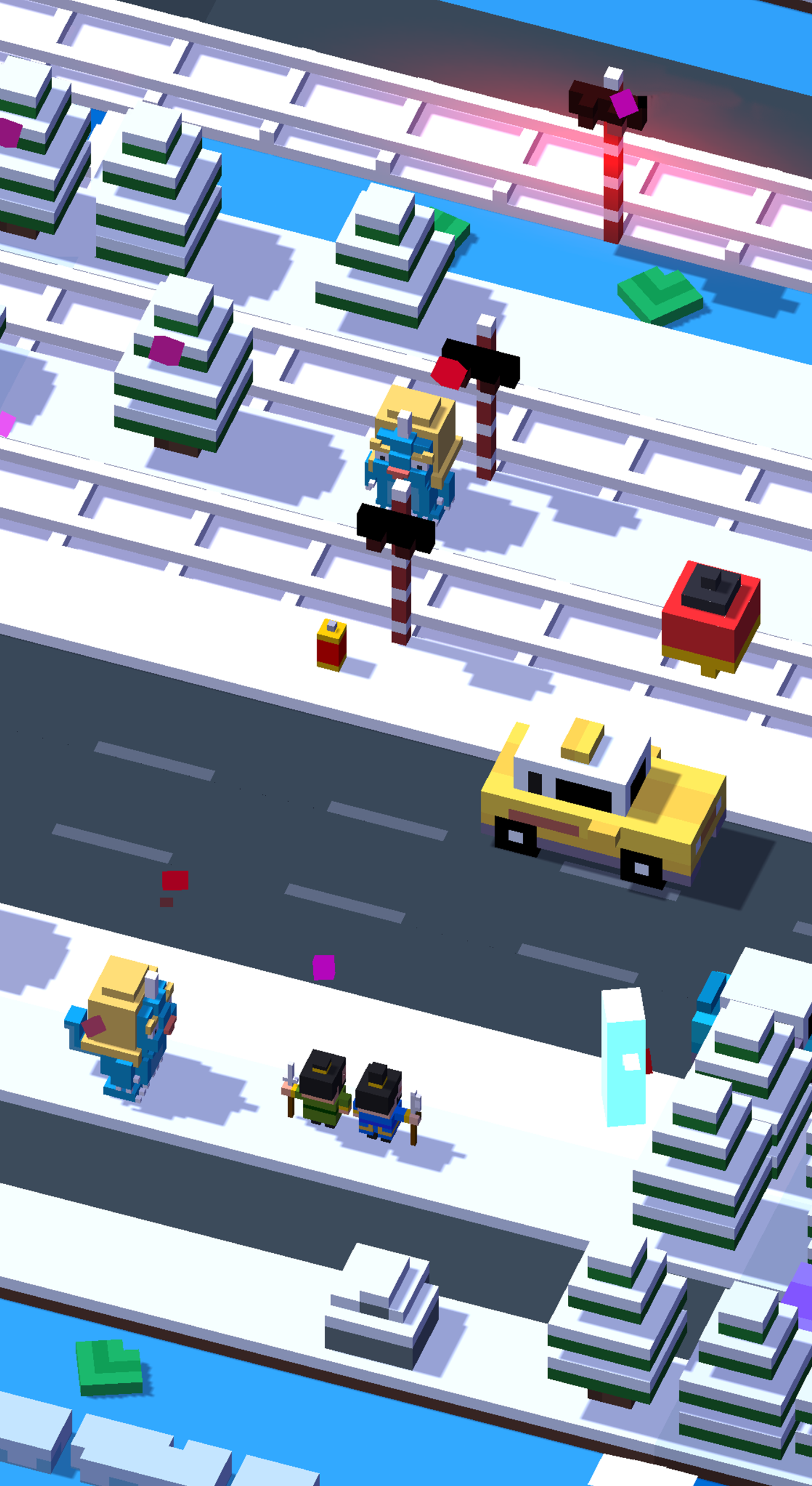 Android application Crossy Road screenshort