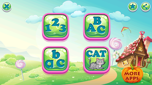 Screenshot of Numbers, ABC, Spelling Tracing