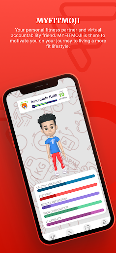 Android application MYFITMOJI screenshort
