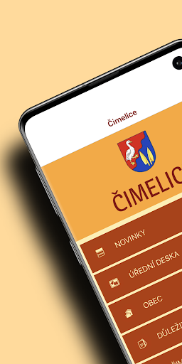 Android application Čimelice screenshort