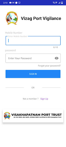 Android application VPT Vigilance screenshort