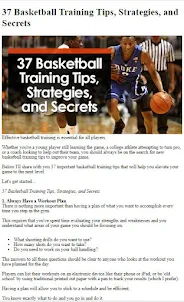 How to Do Basketball Training