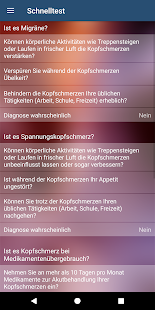 Migräne App Screenshot