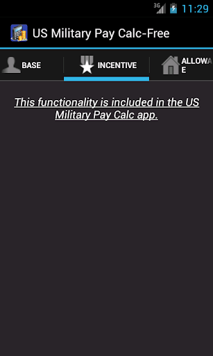 US Military Pay Calc Screen 2