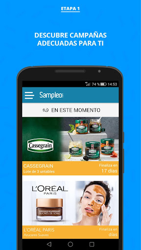 Vista previa de la aplicación