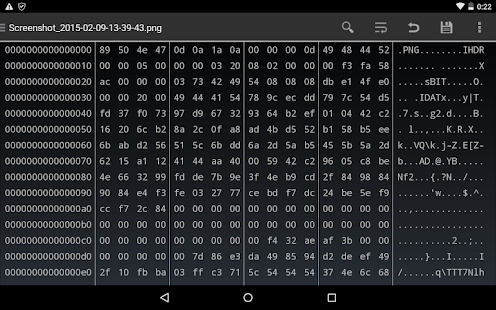 HEX Editor Ekran görüntüsü