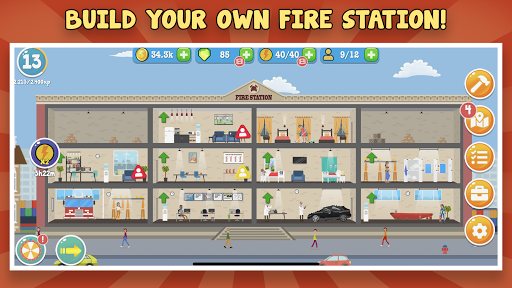 Android application Fire Inc: Classic fire station screenshort