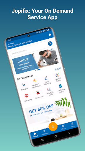 Android application Jopifix - Home Services App screenshort