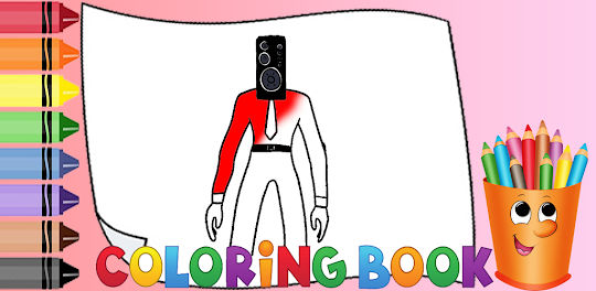 Speaker Man Coloring Book
