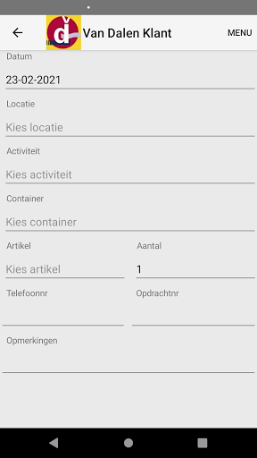 Van Dalen Klant Screen 3