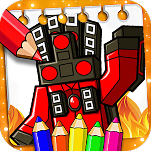 Speakerman Skibidi coloring