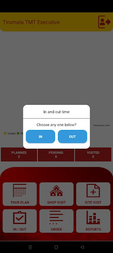 Android application Tirumala TMT Executive screenshort