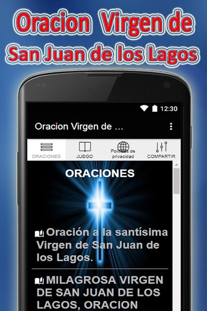 Screenshot 2 Oracion Virgen de San Juan android