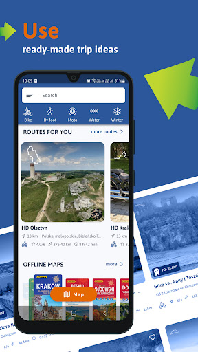 Android application Traseo. Tourist routes & maps screenshort