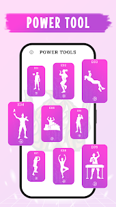Power Tools : Emotes, Skins