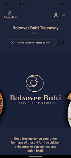 Android application Bolsover Balti Takeaway screenshort