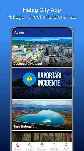 Android application Hateg City screenshort