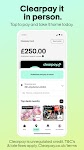 screenshot of Clearpay | Shop Now, Pay Later