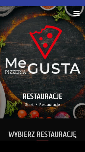 Android application Pizzeria Me Gusta Starachowice screenshort