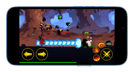 Android application Super Stickman: Dragon Shadow screenshort