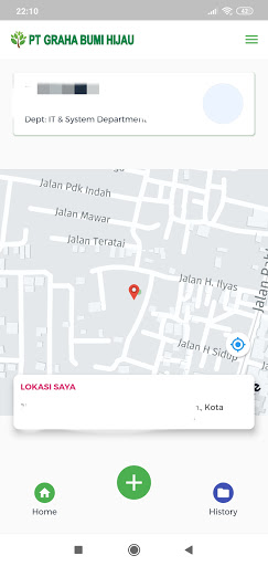 E-absent PT Graha Bumi Hijau Screen 2